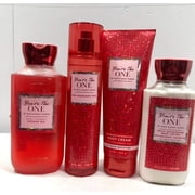Bath & Body Works Youre The One Deluxe Set Shower Gel 10 fl oz, Body Lotion 8 fl oz, Fragrance Mist 8 fl oz and Body Cream 8 oz