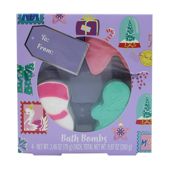 U Style 4 Piece Novelty Shaped and Scented Bath Bombs