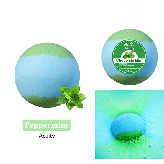 Bath Bomb Gift Set - Organic Bath Bombs, Essential Oil Bubble Bath, 6-Piece Spa Bath Set, Natural Handmade Bath Fizzers, Aromatherapy Relaxing, Skin Moisturizing, Holiday Gift Set, 3.81 oz Each Wint