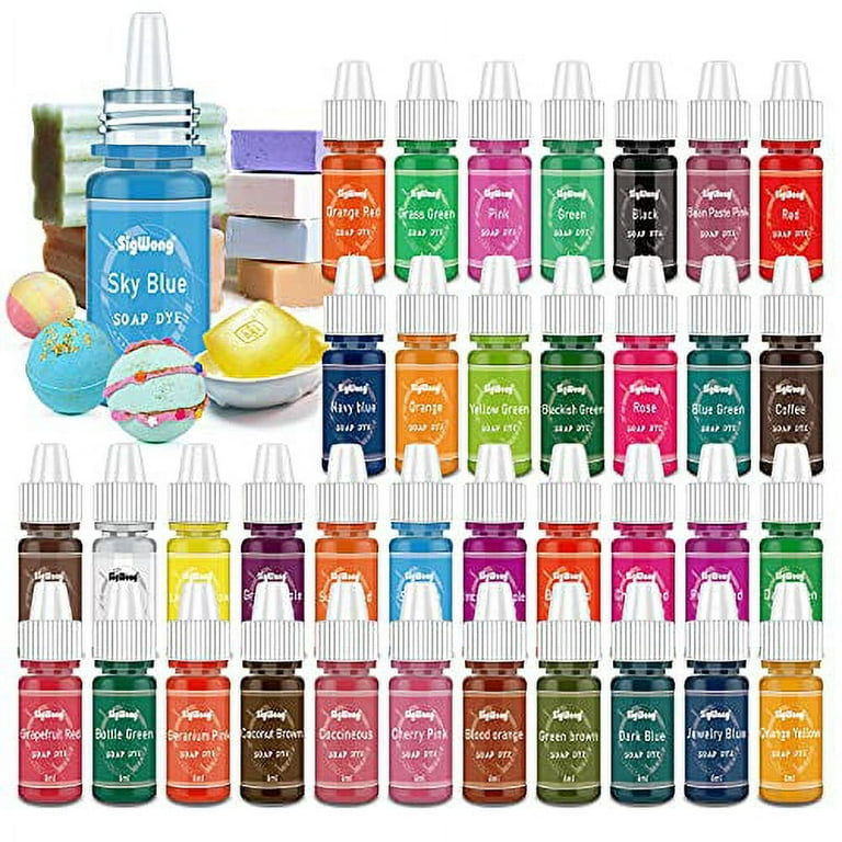 Bath Bomb Soap Dye - 36 Color Concentrated Food Grade Skin Safe