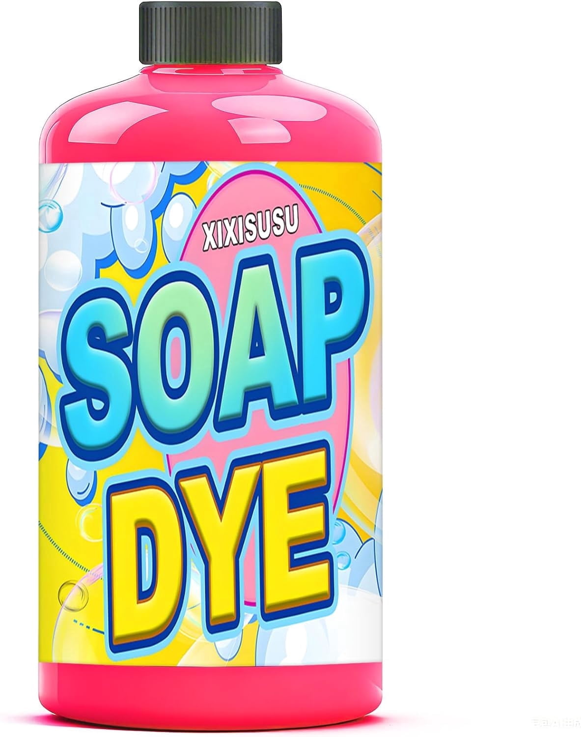Bath Bomb Soap Dye - Hot Pink Liquid Soap Coloring for DIY Soap Making, Slime Supplies, Handmade Bath Bombs - Vibrant Skin Safe Bath Bomb Colorant for Crafts (Hot Pink, 10 Fl.Oz)