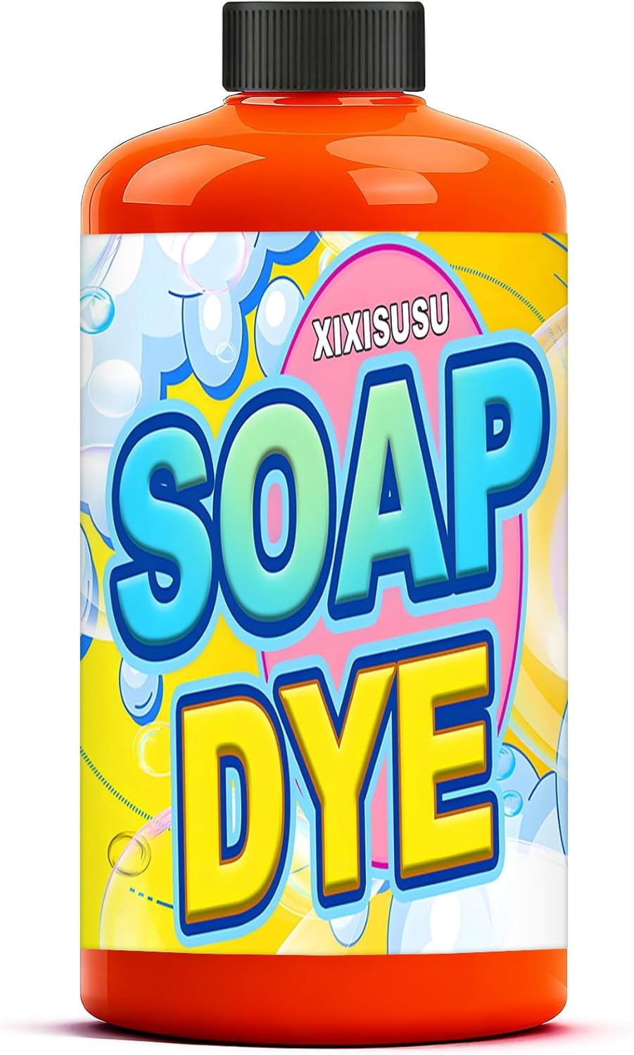 Bath Bomb Soap Dye - Orange Colors Concentrated Skin Safe Liquid Based Colorant Vibrant Rainbow Coloring for Making DIY, Supplies Kit, Salt Crafting (Orange, 10 Fl.Oz)