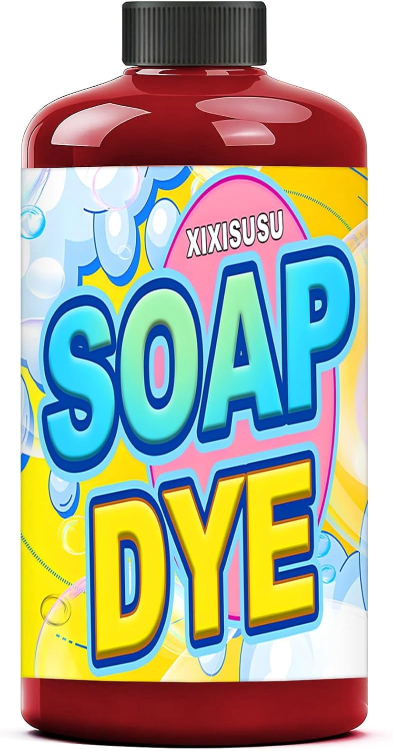 Bath Bomb Soap Dye - Red Colors Concentrated Skin Safe Liquid Based Colorant Vibrant Rainbow Coloring for Making DIY, Supplies Kit, Salt Crafting (Red, 10 Fl.Oz)