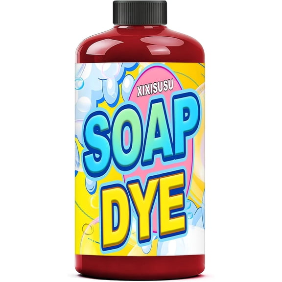 Bath Bomb Soap Dye - Red Colors Concentrated Skin Safe Liquid Based Colorant Vibrant Rainbow Coloring for Making DIY, Supplies Kit, Salt Crafting (Red, 3.5 Fl.Oz)