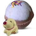 thumbnail image 1 of Bath Bomb for Kids With a Surprise Toy Cute Dog Inside Sweet COCOA Scent Handmade in USA Natural and Safe for Sensitive Skin by Relaxcation, 1 of 7