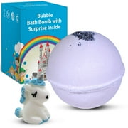 Bath Bomb for Kids with a Surprise Toy Cute Unicorn Inside Handmade in USA Natural and Safe by Relaxcation