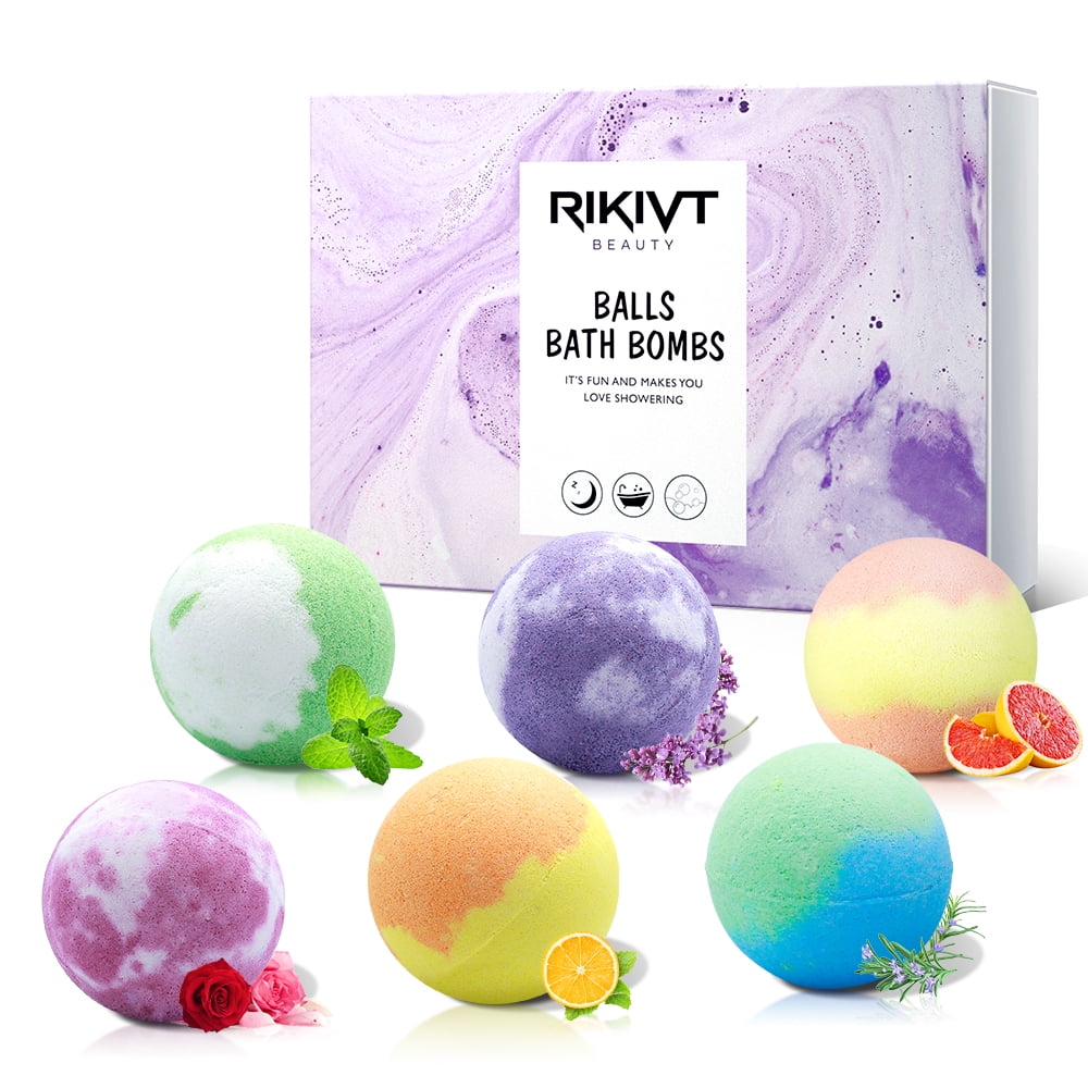  SXRC Bath Bombs,6 Handmade Bath Salt Ball, for Dry Skin  Moisturize, Perfect for Bubble & Spa Bath Fizzies,Make You Relaxing,Bath  Bomb Balls Body Cleaner,Random Color : Beauty & Personal Care