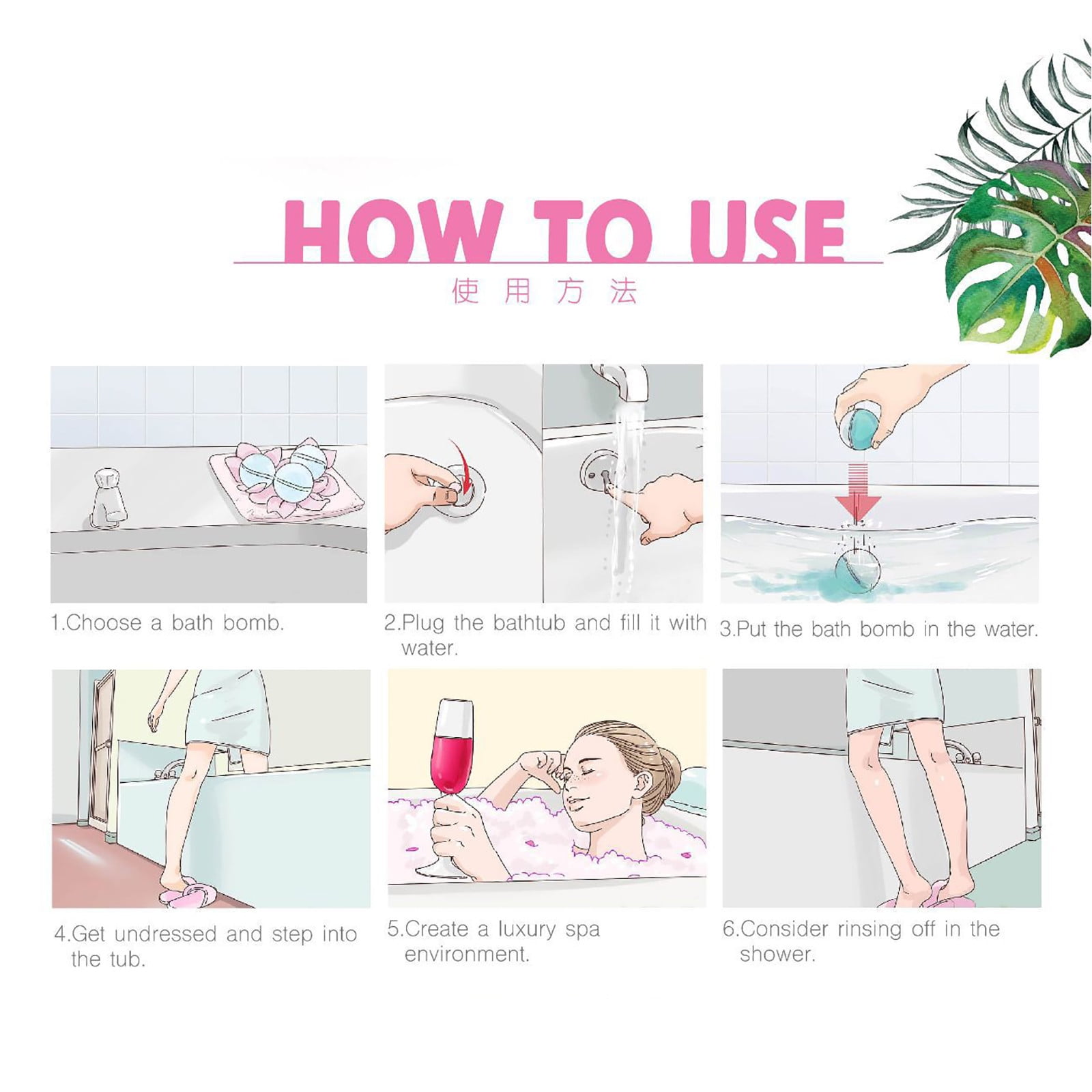 Bath Bombs Ball Natural Sea Sa-lt Lavender Bubble Essential Body Scrub ...