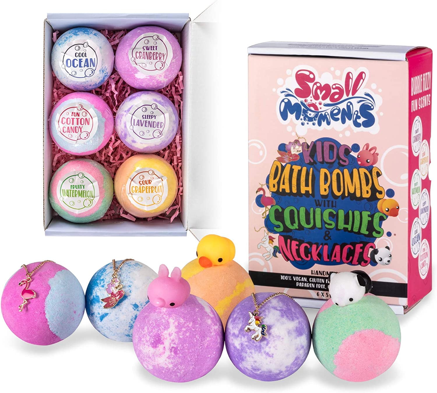 6 Bath Bombs with Shopkin Toys – RELAXCATION