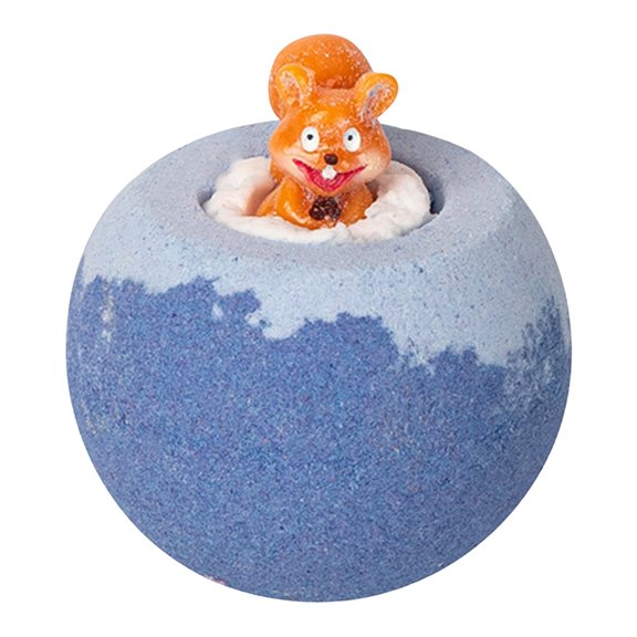 Bath Bombs with Mega Bubbles & Surprise Ornament Inside,Fizzy Animal Theme Bath Bubble Gift,Natural Sea Salt SPA Bath Balls,Natural Ingredient Bath Salt,Skin-Friendly Bathing for Family
