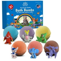Bath Bombs for Kids with Surprise Inside Amazing Poke Toys Handmade in USA Natural and Safe by Relaxcation