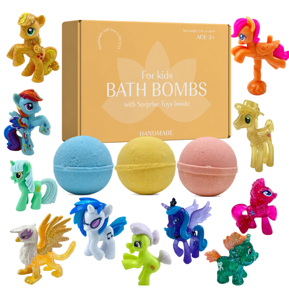 Kids Surprise Bath Bombs with Toys Inside