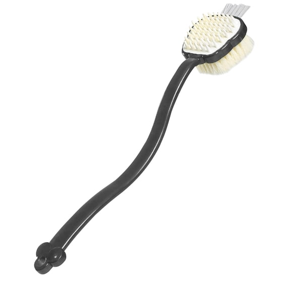 Bath Brush Long Handle for Shower Elderly Double-Sided Multi Functional Back Scrub Brush with Long Handle for Shower, Soft Bristles, Exfoliating, 36x7.5cm