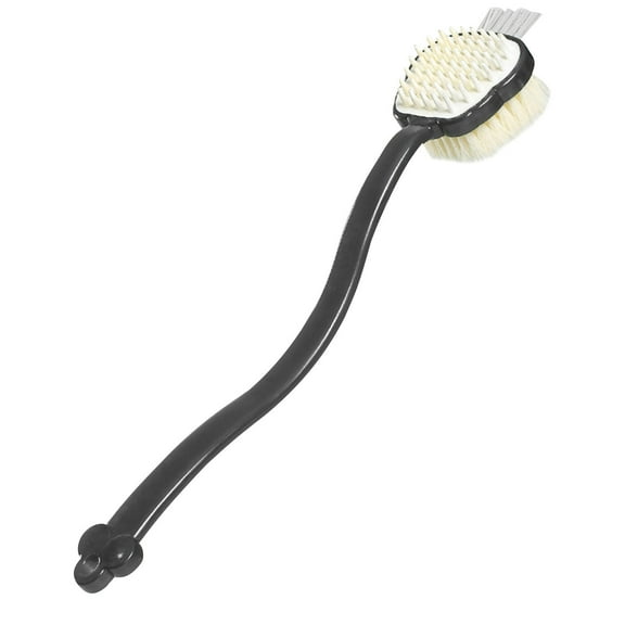Bath Brush Long Handle for Shower Elderly Double-Sided Multi Functional Back Scrub Brush with Long Handle for Shower, Soft Bristles, Exfoliating, 36x7.5cm