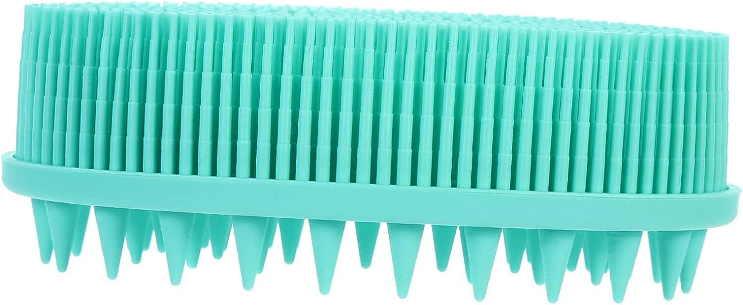 Bath Brush Silicone Scrubbers Silicone Hair Scrubber Bath Loofah ...