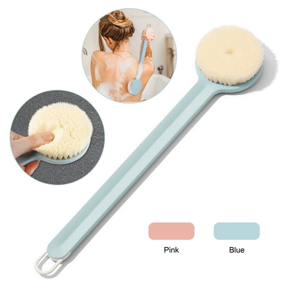 Bangcool Bath Brush with Long Handle & Hole for Shower, Bangcool Handheld Soft Back Brush Body Exfoliating Scrubber for Men Women Elders