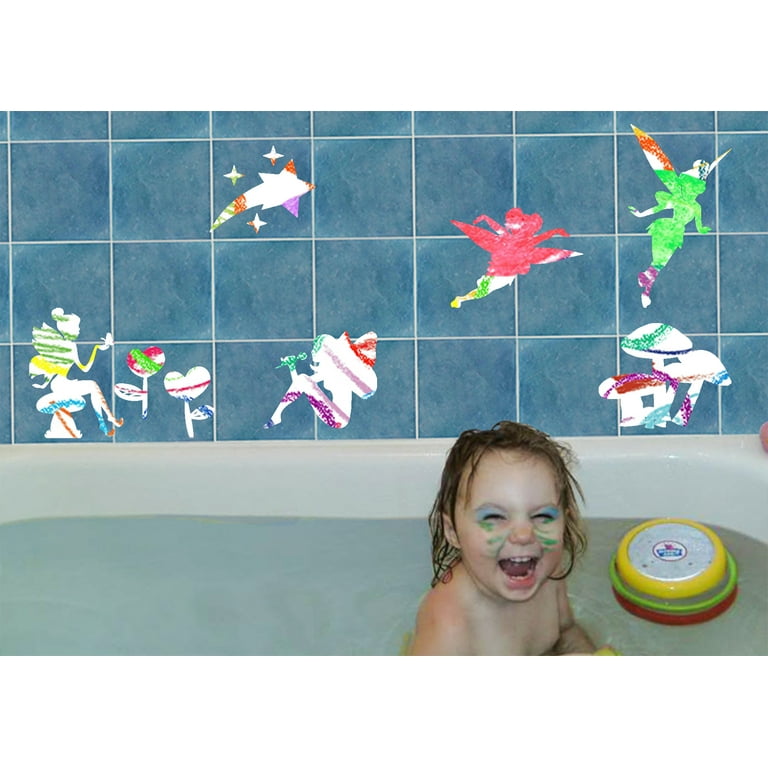 Diy 6 Pcs Baby Kids Safety Washable Bath Crayons Bathtime Fun