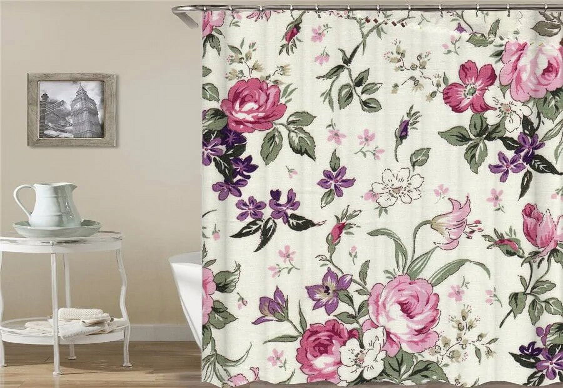 Bath Curtain 3d print Dandelion Butterfly Flower Shower Curtain 180 ...