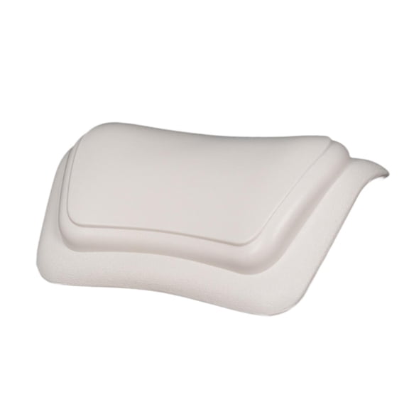 Bath Cushion Head Rest Pillow Featuring a Non-slip Suction Base for Most Tubs and Jacuzzis