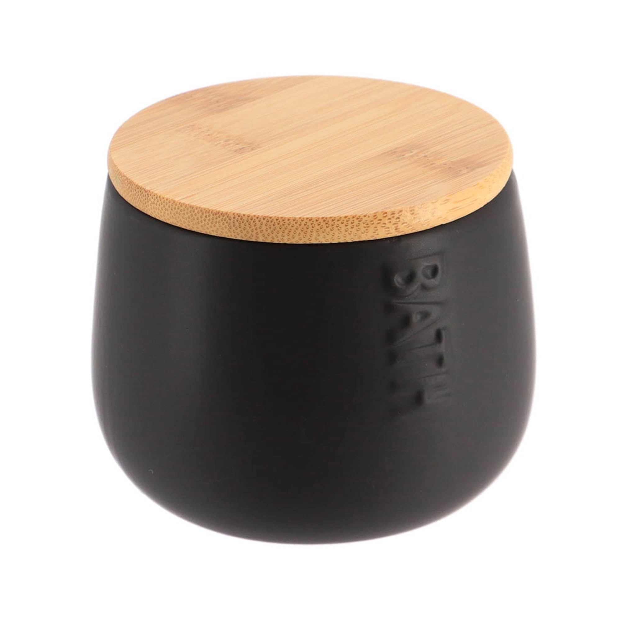 Bath D Dolomite Round Cotton Box Black-Bamboo Top - Walmart.com