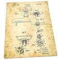 thumbnail image 1 of Bath Faucet Patent Drawing 9"x12" Metal Sign, Wall Decor for Office or Meeting Room, 1 of 3