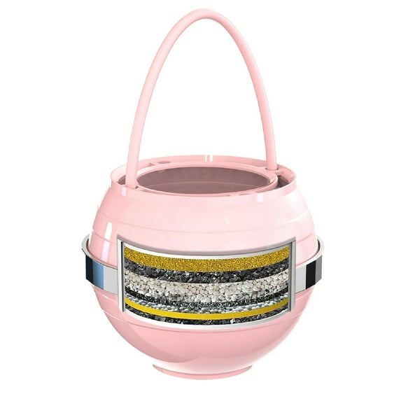 Bath Filter for Tub - Kinder Filter for Bathtub - Bath Water Ball Filter for Tub Faucet to Remove Lead,Chlorine and Fluoride - Hard Water Softener to Improves Skin, Hair and Nails Condition