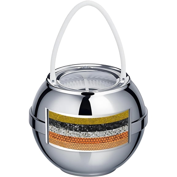 Bath Filter for Tub - Kinder Water Filter for Bathtub, Hard Water Softener to Remove Lead,Chlorine and Fluoride, Improve , Hair and Nails Condition,Chrome