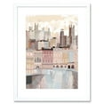 thumbnail image 1 of Bath Georgian Architecture Pastel Colour Cityscape Artwork Framed Wall Art Print 9X7 Inch, 1 of 5
