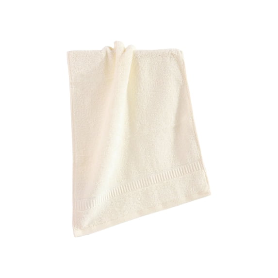 Bath Hand Towels, 13"x28" - Cotton | Light Weight | Soft | Absorbent, Hand Towels for Bathroom | Showering | Guest Use, Bathroom Essentials & Home Decor, Beige