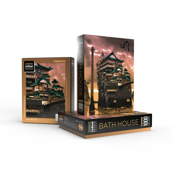 Bath House: A Jigsaw Puzzle by Tim Doyle (Hardcover)