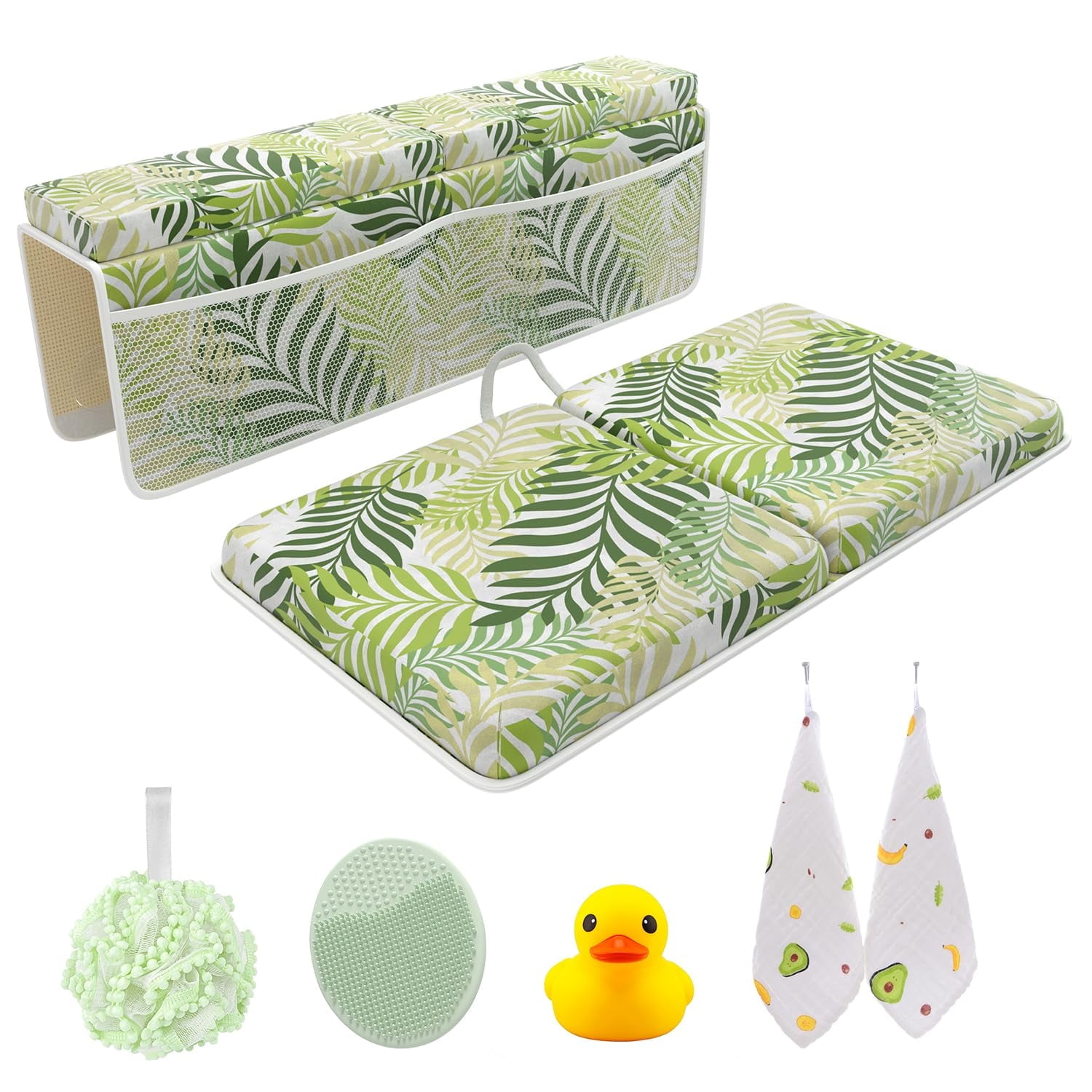 Sleepah Bath Kneeler and Elbow Kneeling Rest Pad Set for Baby Bathing ...