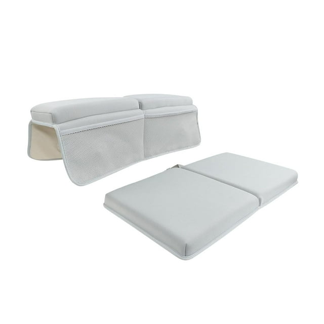 Bath Kneeler and Elbow Rest Pad Over Tub Foam Bathtub Kneeling Pad