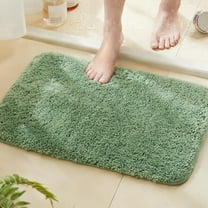 Bath Mat,16 x 24 inches Non-Slip Soft Water Absorbent Microfiber Bathroom Mat,Machine Washable for Bathtub,Shower and Bathroom