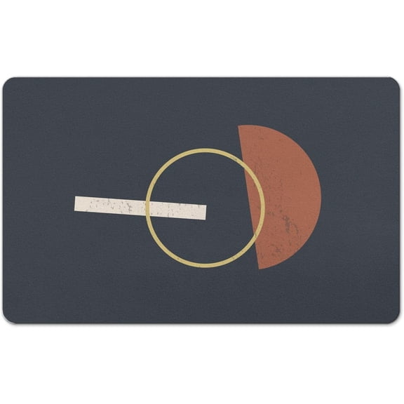 Bath Mat 17"x27" Bathroom Rug Mat Super Absorbent Quick Dry Rubber Backed Dirt Resistant Bath Rugs Mats for Bathroom Non Slip Diatomite Bath Mat