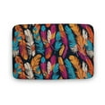 thumbnail image 1 of Bath Mat, 19.7"x31.5", Feather Print Boho Rug, Bathroom Rug Tub Shower Floor Carpet, Kitchen Toilet Floor, 1 of 7