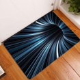 Bath Mat 3D Vortex Illusion Abstract Geometric Bath Non Slip Washable