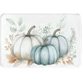thumbnail image 1 of Bath Mat for Bathroom Pastel Pumpkin Thanksgiving Leaf Rugs Shower Mats Memory Foam Rug Non Slip Floor Small Carpet Soft Light Absorbent Washable for Home Hotel Decor 15.7 X 23.6 inch, 1 of 6