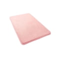 thumbnail image 1 of Bath Mat Bathroom Rug, Absorbent Fleece Floor Mat Non Slip Shower Toilet Room Rug for Sink Area Bathroom Decor, 23.62 x 15.75 in, Pink, 1 of 6