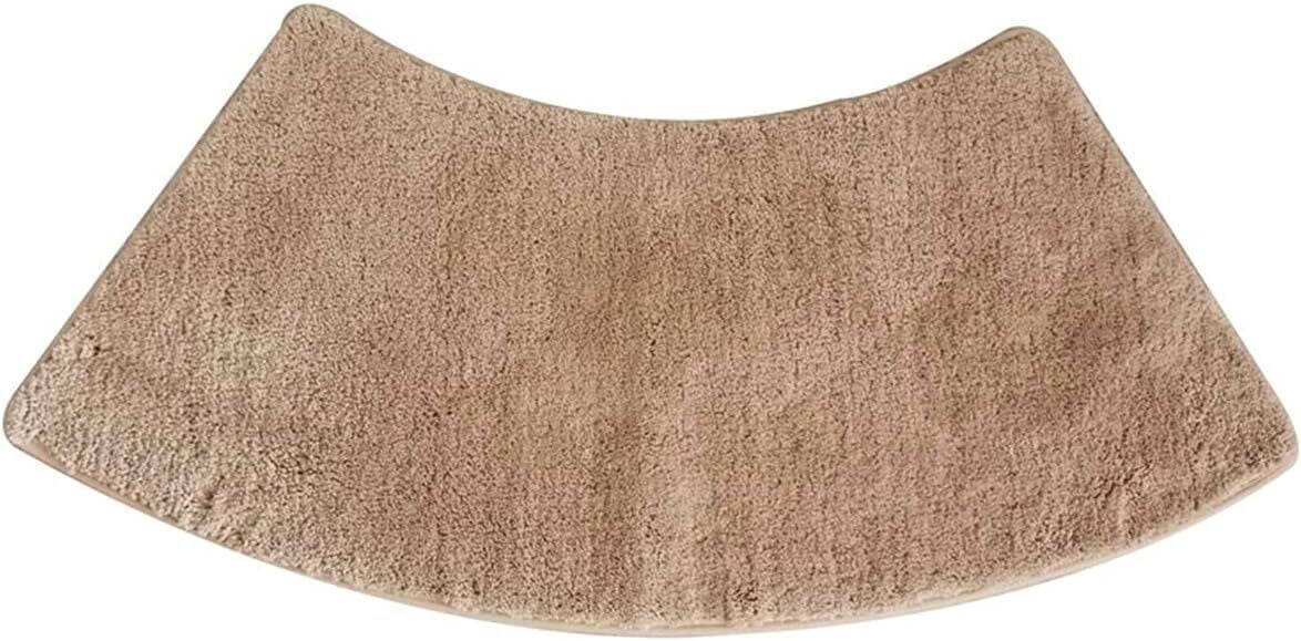 Bath Mat Bathroom Rug Curved Bath Rug Semi Circular Shower Mat Non Slip  Kitchen Durable