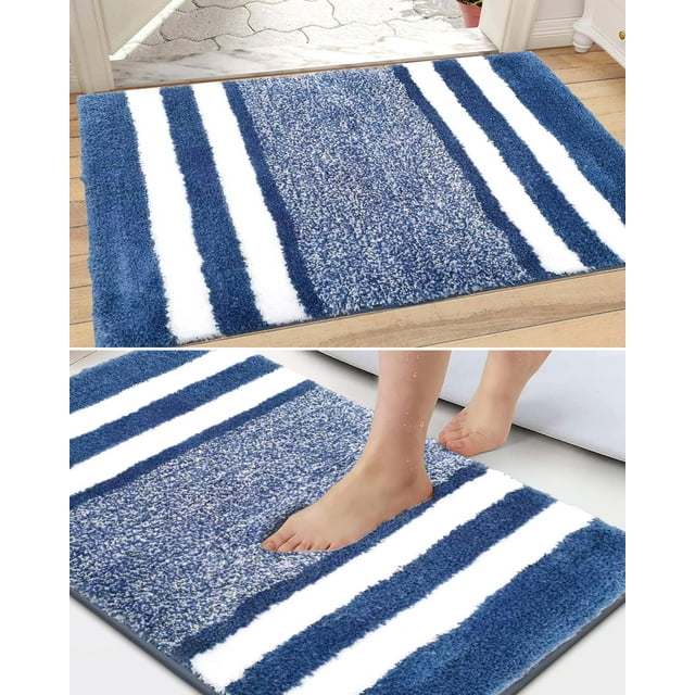 Bathroom Rug, Yamaziot 20"x32" Bath Mat, Non Slip Absorbent Quick Dry ...