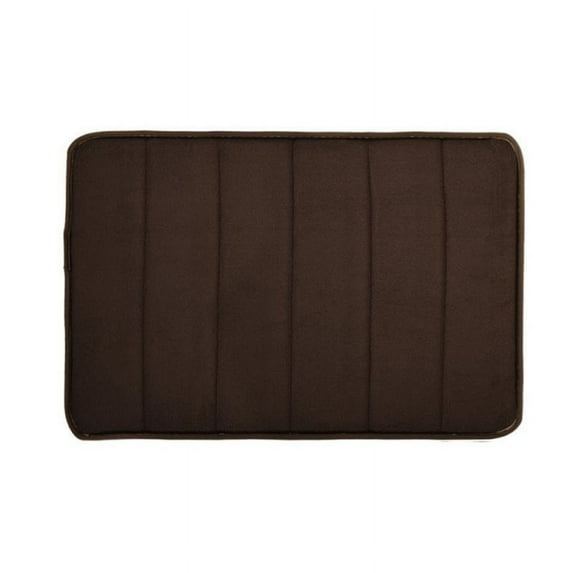 Bath Mat Bathroom Rugs,Non Slip Absorbent Super Soft Bathroom Mat, 24x16Inch Coffee
