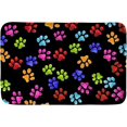 thumbnail image 1 of Bath Mat Colorful Paw Print Indoor Outdoor Doormat Durable Welcome Front Door Mats Entryway Rugs Non-Slip Floor Mat Entrance Rugs Bath Rug Kitchen Rugs 36 x 24 in, 1 of 5