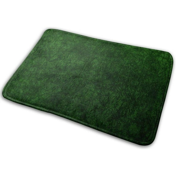 Bath Mat Emerald Green Grass Indoor Outdoor Entrance Door Mat Non-Slip Bath Rug Bathmat Decor Small Area Rug Carpet Kitchen Door Mats Floor Mats Home Decor 24 x16 Inch