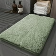 thumbnail image 1 of Bath Mat Foot Rug, Thick Soft Foam, Non-slip Pvc Backing, Water Absorbent Washable Bathroom Floor Mat, Quick-dry Shower Rug, Topliu, 1 of 9