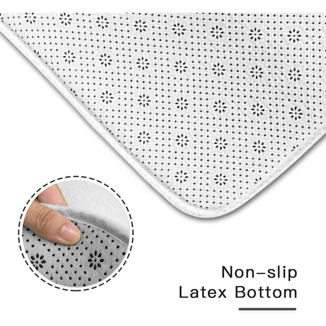 Bath Mat Footprint, Operazone Blood Mat Prank Blood Horror Floor Mat