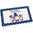 thumbnail image 1 of Bath Mat Independence Day Star Stripe USA Flag Indoor Outdoor Entrance Door Mat Non-Slip Bath Rug Bathmat Decor Small Area Rug Carpet Kitchen Door Mats Floor Mats Home Decor 24 x16 Inch, 1 of 5