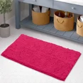 thumbnail image 1 of Bath Mat By LuxUrux-Extra-Soft Plush Bath Shower Bathroom Rug,1'' Chenille Microfiber Material, Super Absorbent Shaggy Bath Rug. Machine Wash & Dry (15 x 23, Hot Pink), 1 of 8