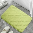 thumbnail image 1 of Bath Mat, Memory Foam Non-Slip Floor Mat, Super Absorbent Quick Dry Bathroom Rug, Soft Kitchen Carpet for Bathroom Kitchen, 19.7x31.5 Inch, 1 of 10