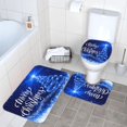 thumbnail image 1 of Bath Mat Merry Christmas Blue Snow Tree for Bathroom Rugs Sets 3 Piece Shower Mats Memory Foam Non Slip Toilet Tub Floor Rug Soft Thick Light Luxury Absorbent Washable for Home Hotel Decor, 1 of 8