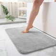 thumbnail image 1 of Bath Mat, Non-Slip Absorbent Bathroom Rug for Shower and Tub, Machine Washable Microfiber Floor Mats, Soft Living Room Bedroom Kitchen Carpet, 16x24 Inch, 1 of 8